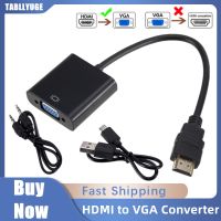 1080P HDMI-compatible to VGA Adapter Converter Cable With Audio Power Supply For Xbox PS4 PC Laptop TV Box to HDTV Laptop