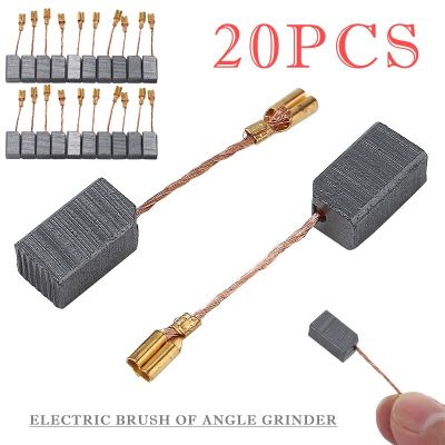 20pcs Mayitr Graphite Copper Motor Carbon Brushes Set Tight Copper Wire for Electric Hammer/Drill Angle Grinder 6mm*8mm*14mm Rotary Tool Parts Accesso