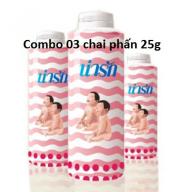 Combo 03 Phấn rôm Narak hương thơm dịu nhẹ ( rôm sẩy trẻ em cả người lớn ) 25g hủ - Thái Lan thumbnail