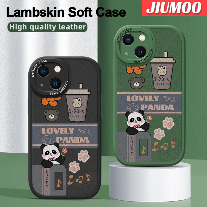 เคส-jiumoo-สำหรับ-xiaomi-12-lite-12-pro-เคสโทรศัพท์นุ่มหนังลายการ์ตูนแพนด้าบางน่ารักเคสป้องกันเลนส์กล้องคลุมทั้งหมดเคสกันกระแทกกรอบซิลิโคนลายดีไซน์ใหม่