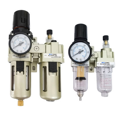 Metallic AC2010-02 AC3010-03 AC4010-04 Pneumatic Pressure Regulator Oil Water Separator Manual Drainage Compressor Air Filter.