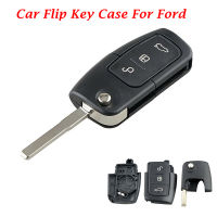 3ปุ่มสำหรับ Ford Galaxy S-Max 2006-2015รถ Remote Key Case สำหรับ Fiesta Focus Kuga Mondeo Territory Falcon อุปกรณ์เสริมอัตโนมัติ