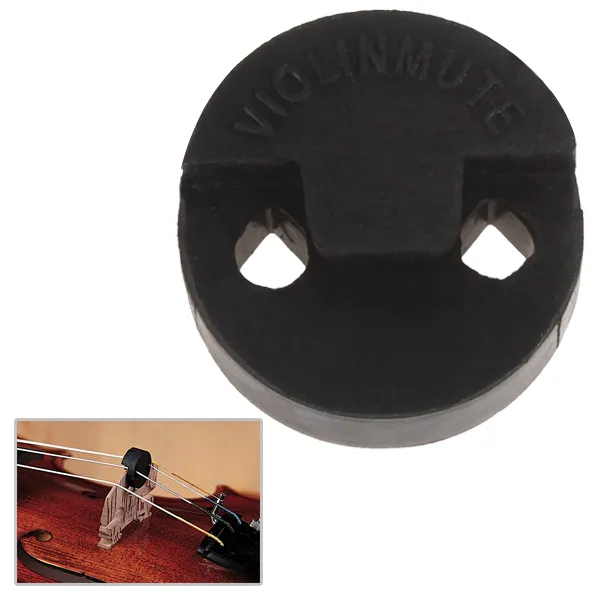 Acoustic Round Black Rubber Violin Mute Lazada PH