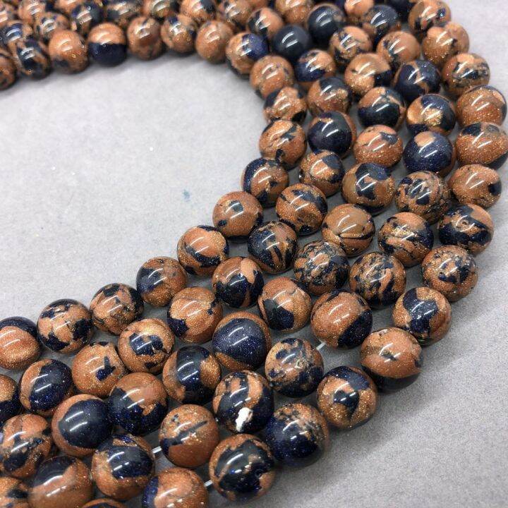 gold-and-blue-sand-stone-mixing-beads-natural-4-12mm-diy-for-celet-jewelry