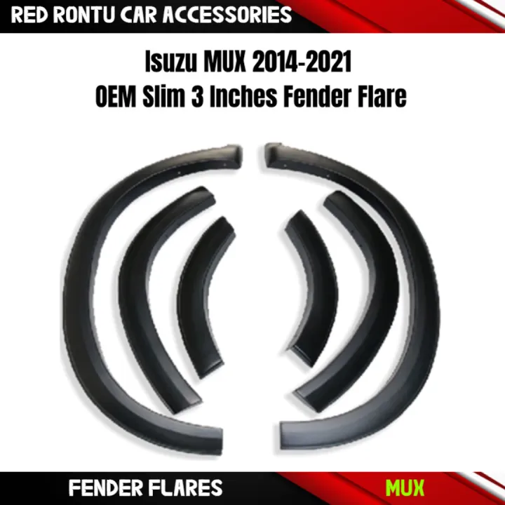 isuzu MUX 20142021 OEM Slim Fender Flares Lazada PH