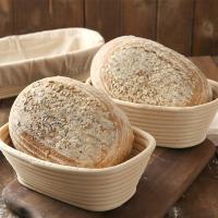 Oval Rattan Bread Proofing Basket Bread Baking Mold Country Bread Oval Bread Basket Fruit Basket Storage Basket Rattan