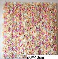 60X40CM Artificial Silk Rose Flower Wall Wedding Christmas Decoration Decorative Silk Hydrangea Wedding Decoration Backdrop