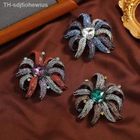 【hot】☬  Muylinda corpse flor broche de cristal strass pino broches para as mulheres 3 cores disponíveis terno acessórios