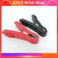 KYLE Wild Shop 76mm 35A Insulated Alligator Crocodile Clips Red Black Electrical Connection car Battery Terminal Test Probe lead Connector