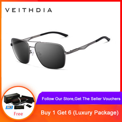 VEITHDIA แว่นกันแดด Polarized UV400 แว่นตากันแดด แว่นโพลาไรซ์ สำหรับผู้ชาย – 2459