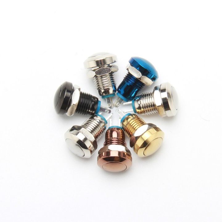 colored-ball-head-8mm-panel-hole-metal-button-switch-6v-12v-24v-3v-220v-waterproof-momentary-self-reset-power-signal-switch-good