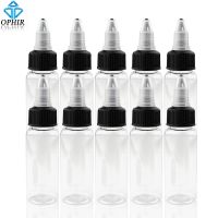 【CW】✶✸  10PCS/lot Plastic 30ML 60ML 120ML Airbrush Ink Bottles Spare Paint Bottle  KD001-10x