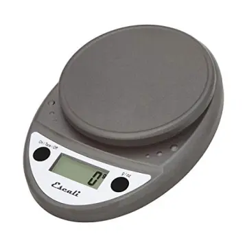 Escali Pana V136 Large Volume Measuring Kitchen/Baking/Cooking Scale,  Preprogrammed with Over 500 Ingredients, LCD Digital Display, 13lb  Capacity