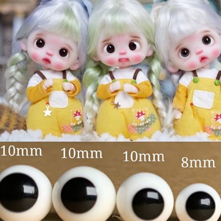 yestary-อุปกรณ์เสริมตุ๊กตา-bjd-ดวงตา3d-ของเล่น10mm-8mm-6mm-4mm-diy-ตาตุ๊กตาแก้วสีดำสำหรับ1-3-1-4-1-6-1-8ตุ๊กตา