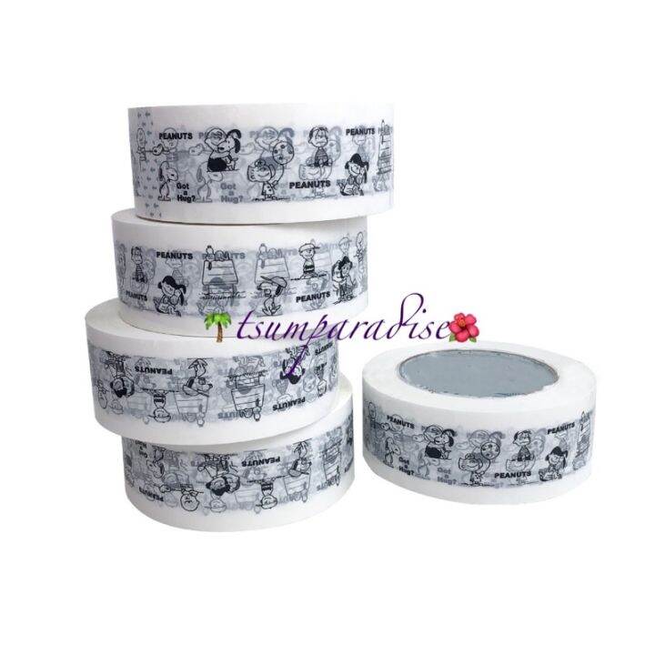 Masking Tape Peanuts Snoopy Packaging Tape 100 meters Lazada PH