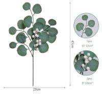 【YF】○◐  Eucalyptus Study Decoration Artificial Plastic Berries Fake FlowersTH