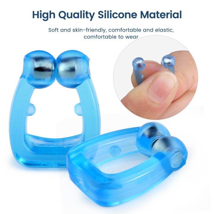 tdfj-silicone-magnetic-anti-snore-stop-snoring-clip-tray-sleeping-aid-apnea-guard-night-device-with-tools