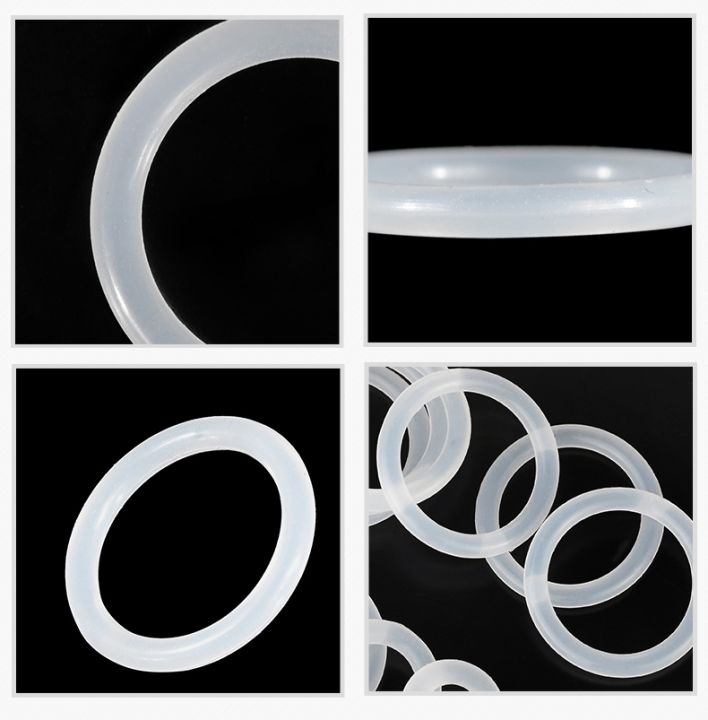 100-buah-vmq-o-cincin-segel-paking-ketebalan-cs-1mm-od-5-40mm-karet-silikon-terisolasi-tahan-air-bentuk-bulat-cincin-putih-tidak-beracun