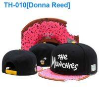 ☽ Donna Reed 2023 new American street hipster hip-hop donuts mens and womens street skateboarding flat along the hiphop rap hat