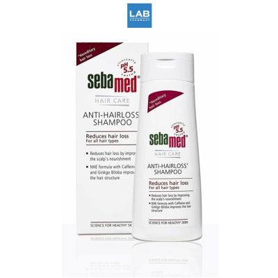 SEBAMED ANTI-HAIRLOSS SHAMPOO 200 ML.-ซีบาเมด แอนตี้ แฮร์ ลอส แชมพู ลดผมร่วง ขนาด 200 มล. แชมพูสระผมสูตรลดการหลุดร่วงของเส้นผม นำเข้าจากประเทศเยอรมัน