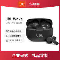 JBL Wave200 TWS ไร้สายที่แท้จริงครึ่งหนึ่งอินเอียร์หูฟังบลูทูธสำหรับดนตรีและหูฟังสำหรับเล่นกีฬา