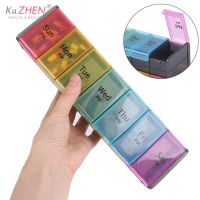 【LZ】 7 Days Pill Organizer Double-Sided Pill Box Extra Large Pill Case Traveling Medicine Storage Weekly Drug Container Health Care