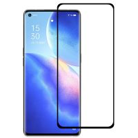 สำหรับ OPPO Reno5 Pro + 5G /Pro 5G 9H HD 3D ขอบโค้งฟิล์มกระจกนิรภัย (สีดำ)