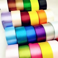 5 yard 1-1/2" (40mm) Lots Colors Solid Color Satin Ribbons Wedding Decorative Gift Box Wrapping Belt DIY Crafts R111 Gift Wrapping  Bags