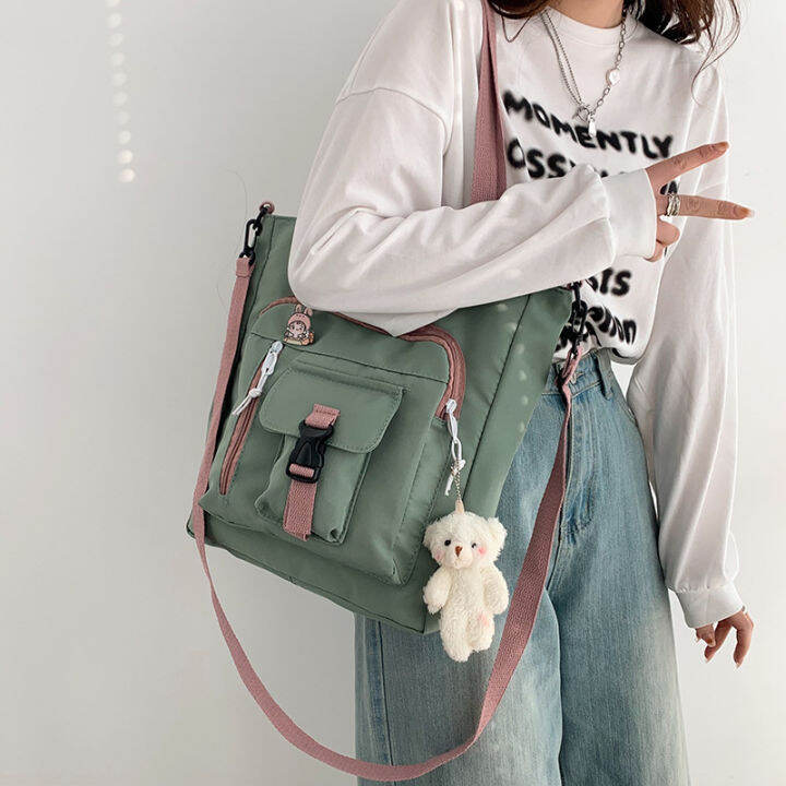 large-capacity-student-tuition-bag-2022-new-womens-bag-korean-style-fashion-color-contrast-shoulder-bag