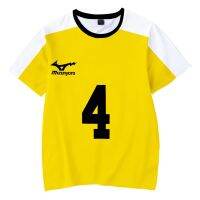 Haikyuu T-shirt Jersey Johzenji Misaki Hana Cosplay Short Sleeve Round Neck Tops Apparel Croptop Chopper Casual Plus size Unise