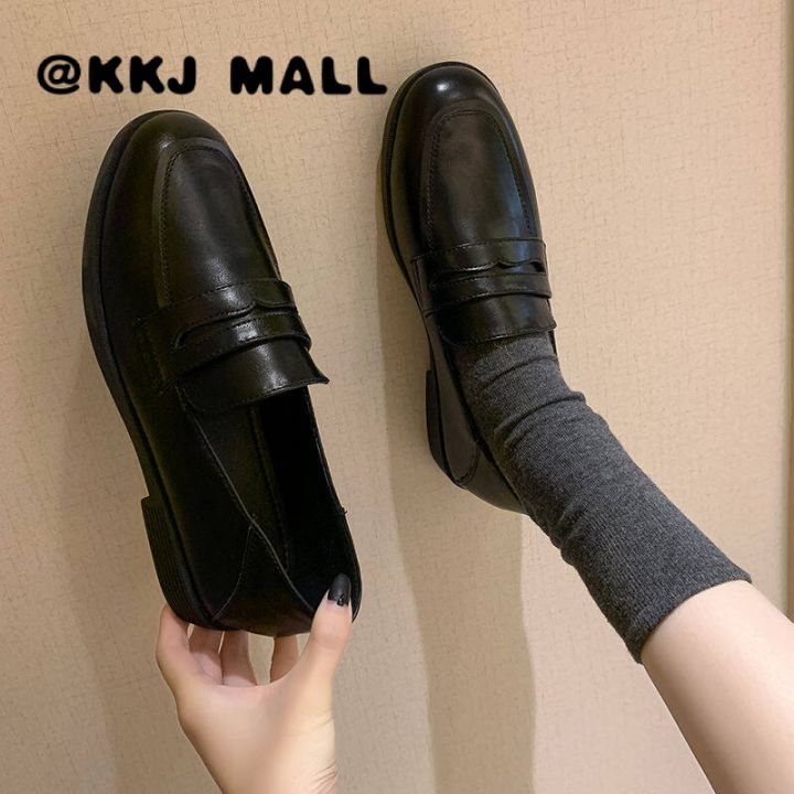 kkj-mall-ladies-small-leather-shoes-2021-spring-new-all-match-jk-womens-shoes-r-loafers-british-style-flat-shoes