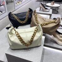 CNK Chain Underarm Bag Soft Leather charlesˉ and keithˉ-40781707 Large Cloud Bag Women Shoulder Bag