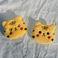 Cartoon Tiger Shape Coin Purse Soft Plush Animal Toy Coin Bag Earphone Bag Children 39;S Mini Wallet Kids Birthday Gift Creative