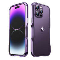 สำหรับ iPhone 14 Pro Max เกราะกรณีหรูหรากรอบโลหะโทรศัพท์13 12 11 X XR XS อลูมิเนียมน้ำหนักเบากันกระแทก7 8บวก Se2020