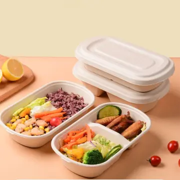 Disposable Bento Food Containers Meal Storage Food Prep Lunch Box Fruit  Salad Hamburger Cake Packaging Box Bento Box - China Disposable and Bento  price