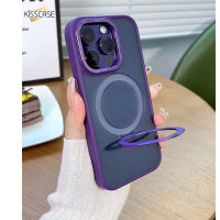 【พร้อม cket】KISSCASE MagSafe Matte Wireless ชาร์จกันกระแทกโลหะเลนส์กรอบกล้อง Hard PC Frosted เคสศัพท์สำหรับ 14 Pro 14 Pro Max 14 Plus 1313 Pro 13 Pro Max822