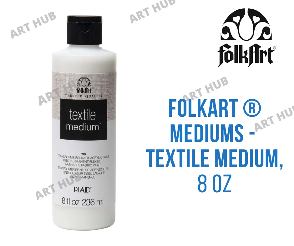 Folk Art Textile Medium 8oz