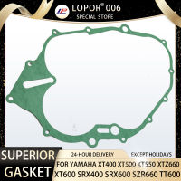 LOPOR รถจักรยานยนต์เครื่องยนต์ CRANKCASE ปะเก็นฝาครอบสำหรับ YAMAHA XT400 XT500 XT600 XTX660 TT600 SZR660 4DW-15462-00-00