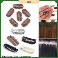 SHILU 10/20/50Pcs ร้อน จัดแต่งทรงผม เครื่องประดับ กิ๊บติดผม คลิปหนีบวิก เครื่องมือต่อผม หมุดโลหะ