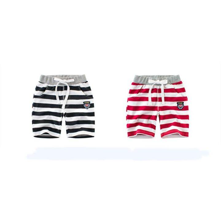 kids-clothing-summer-baby-boys-casual-beach-bottom-shorts-stripe-cotton-pocket-trousers-sports