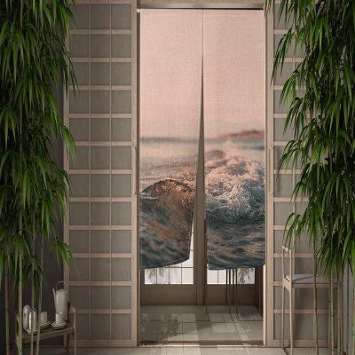 Fashion 2023 Japanese-style curtain doors, house linen doors, kitchen curtain doors, bathroom switching windows and shelter doors