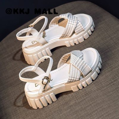 KKJ MALL รองเท้าผู้หญิง รองเท้าเเตะ รองเท้สแตะหญิง 2021 ใหม่ 112405