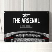 Glgi The Arsenals Fc Emirates Stadium การตกแต่งป้ายโลหะดีบุกผับหน้าประตูบ้านโปสเตอร์ศิลปะบนผนังโบราณ Plaq