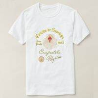 Camino De Santiago Anno Domini 2023เสื้อยืดหอยเชลล์100% ใหม่คอกลมแขนสั้นลำลองผู้ชายเสื้อยืด S-3XL ขนาด