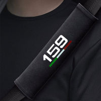 Car Seat Belt Cover Seatbelt Shoulder Pad for Alfa Romeo Giulia MITO Stelvio 156 Sportiva 159 GTO GTA 147 giuletta Accessories Seat Covers