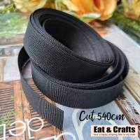 20mm ริบบิ้น สีดำ ผ้าซาติน เทป ริบบิ้น satin black ribbon for diy มีหลายขนาดให้เลือก แบ่งตัดความยาวจากม้วน 540 cm สินค้าพร้อมส่งจากไทย