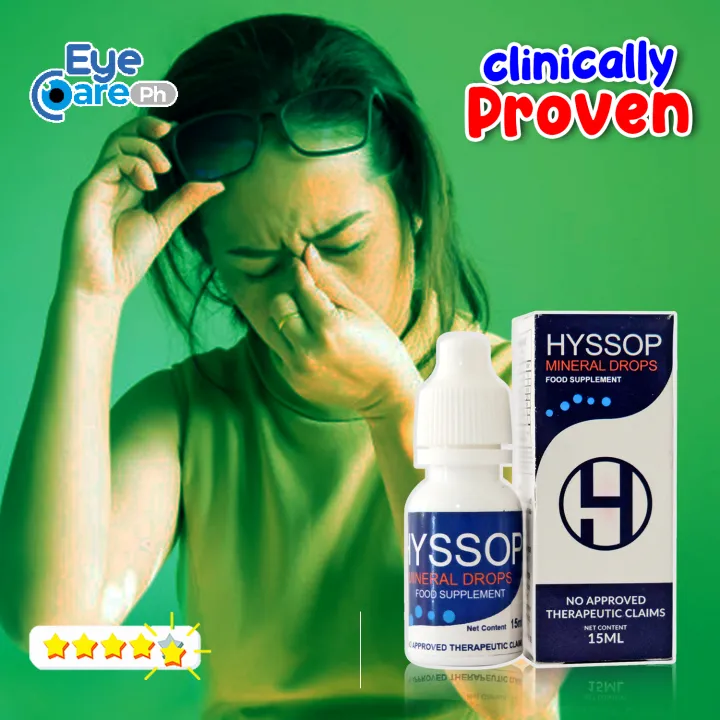 Original FDA APPROVED BEST SELLER Good for your EYES, NOSE, EARS, and THROAT, TOOTHACHE,Hyssop
