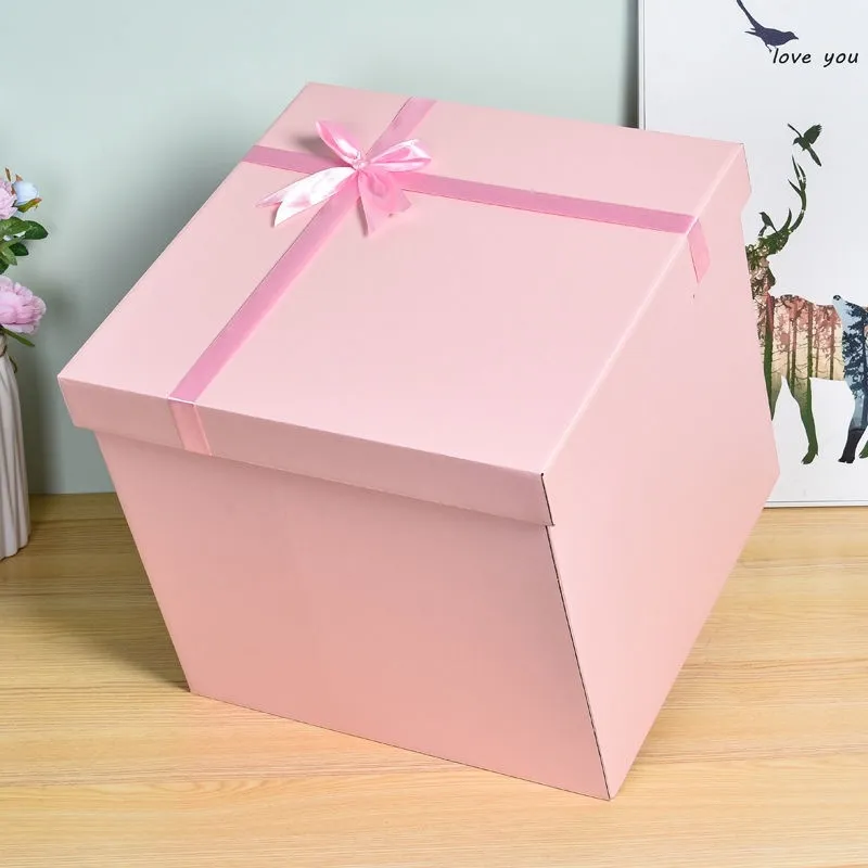 ✶✹✚ Pink Oversized Birthday Gift Box Box For Girlfriend Children'S Box  Trunk Extra Large Gift Box/Gift Wrap / Ceremony Big Gift Box / Empty Box /  Oversized Packing Box Carton Box | Lazada Singapore