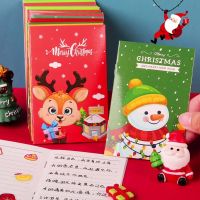 10 Pieces Christmas Notebook Mini Cartoon Journal Notepad for Kid Adult Gift Note Books Pads
