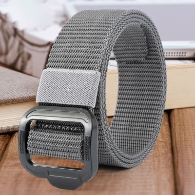 Nylon Belt Outdoor Tactical Braided Alloy Buckle 3.8CM Military Training Canvas Pants